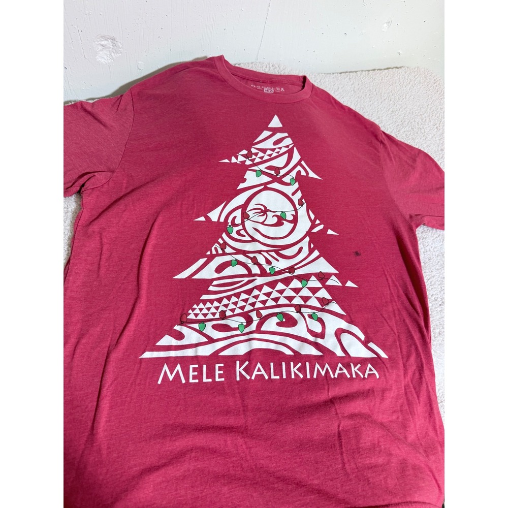 Honolua T Shirt Mens XL Christmas Mele Kalikimaka Hawaii Graphic Tee Holiday